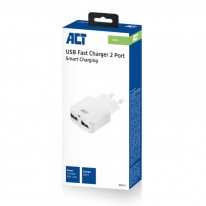 ACT AC2115 oplader voor mobiele apparatuur Wit Binnen