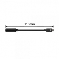ACT AC7380 audio kabel 0,11 m 3.5mm USB Type-C Zwart