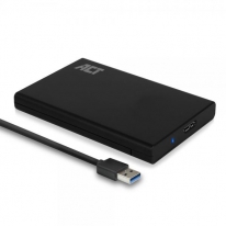 ACT AC1215 behuizing voor opslagstations HDD-/SSD-behuizing Zwart 2.5\"