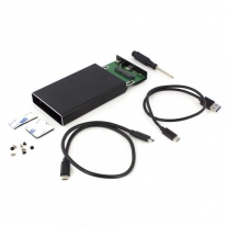 ACT AC1220 behuizing voor opslagstations HDD-/SSD-behuizing Zwart 2.5\"
