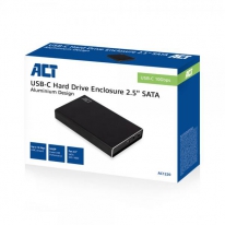 ACT AC1220 behuizing voor opslagstations HDD-/SSD-behuizing Zwart 2.5\"