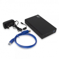 ACT AC1405 behuizing voor opslagstations HDD-/SSD-behuizing Zwart 3.5\"