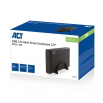 ACT AC1410 behuizing voor opslagstations HDD-behuizing Zwart 3.5\"