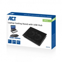 ACT AC8105 notebook cooling pad 43,9 cm (17.3\") 2500 RPM Zwart