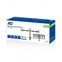 ACT AC8336 flat panel bureau steun 81,3 cm (32\") Klem/doorvoer Zilver
