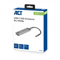 ACT AC7090 M.2 NVMe USB-C SSD Behuizing, aluminium, USB 3.2 Gen2