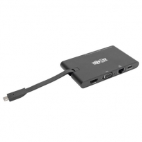Tripp Lite U442-DOCK3-B notebook dock & poortreplicator Bedraad USB 3.2 Gen 2 (3.1 Gen 2) Type-C Zwart