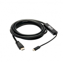 Tripp Lite U444-010-H4K6BM USB grafische adapter 4096 x 2160 Pixels Zwart