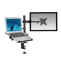 ACT Monitorarm met laptophouder, 1 scherm