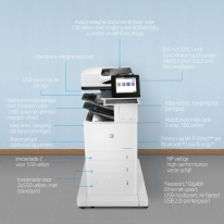 HP LaserJet Enterprise Flow MFP M635z, Printen, kopiëren, scannen, faxen, Scannen naar e-mail; Dubbelzijdig printen; Automatisch