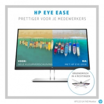 HP E-Series E22 G4 54,6 cm (21.5\") 1920 x 1080 Pixels Full HD LCD Zwart, Zilver