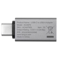Targus ACA979GL interfacekaart/-adapter USB 3.2 Gen 1 (3.1 Gen 1)