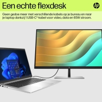 HP E27u G5 computer monitor 68,6 cm (27\") 2560 x 1440 Pixels Quad HD LCD Zwart