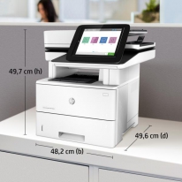 HP LaserJet Enterprise MFP M528dn, Printen, kopiëren, scannen en optioneel faxen, Printen via usb-poort aan voorzijde; Scannen n