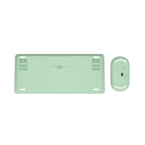 Trust Lyra toetsenbord Inclusief muis RF-draadloos + Bluetooth QWERTY Amerikaans Engels Groen