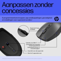HP 715 oplaadbare muis voor meerdere apparaten