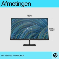 HP V24v G5 computer monitor 60,5 cm (23.8\") 1920 x 1080 Pixels Full HD LED Zwart
