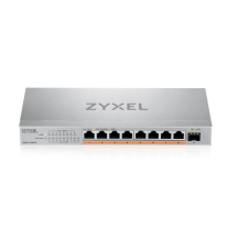 Zyxel XMG-108HP Unmanaged 2.5G Ethernet (100/1000/2500) Power over Ethernet (PoE)