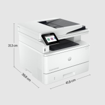 HP LaserJet Pro MFP 4102fdn printer, Zwart-wit, Printer voor Kleine en middelgrote ondernemingen, Printen, kopiëren, scannen, fa