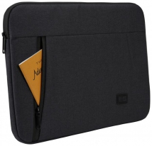 Case Logic Huxton HUXS-214 Black notebooktas 35,6 cm (14\") Opbergmap/sleeve Zwart