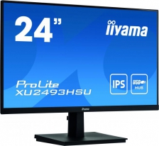 iiyama ProLite XU2493HSU-B1 computer monitor 60,5 cm (23.8\") 1920 x 1080 Pixels Full HD LED Zwart