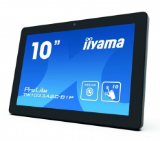 iiyama ProLite TW1023ASC-B1P touch screen-monitor 25,6 cm (10.1\") 1280 x 800 Pixels Multi-touch Multi-gebruiker Zwart