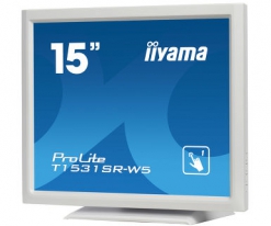 iiyama ProLite T1531SR-W5 touch screen-monitor 38,1 cm (15\") 1024 x 768 Pixels Wit