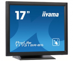 iiyama ProLite T1731SR-B5 touch screen-monitor 43,2 cm (17\") 1280 x 1024 Pixels Single-touch Zwart