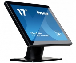 iiyama ProLite T1721MSC-B1 touch screen-monitor 43,2 cm (17\") 1280 x 1024 Pixels Multi-touch Tafelblad Zwart