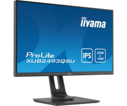iiyama ProLite XUB2493QSU-B1 computer monitor 60,5 cm (23.8\") 2560 x 1440 Pixels Wide Quad HD LED Zwart