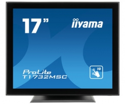 iiyama ProLite T1732MSC-B5X touch screen-monitor 43,2 cm (17\") 1280 x 1024 Pixels Multi-touch Zwart