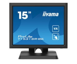iiyama ProLite T1531SR-B6 computer monitor 38,1 cm (15\") 1024 x 768 Pixels XGA LCD Touchscreen Zwart