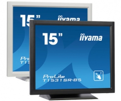 iiyama ProLite T1531SR-B5 touch screen-monitor 38,1 cm (15\") 1024 x 768 Pixels Zwart