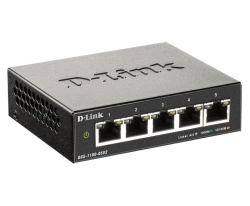 D-Link DGS-1100-05V2 netwerk-switch Managed L2 Gigabit Ethernet (10/100/1000) Zwart