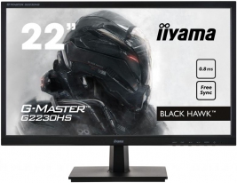 iiyama G-MASTER G2230HS-B1 LED display 54,6 cm (21.5\") 1920 x 1080 Pixels Full HD LCD Zwart