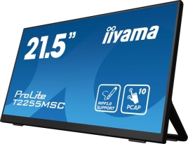 iiyama ProLite T2255MSC-B1 computer monitor 54,6 cm (21.5\") 1920 x 1080 Pixels Full HD LCD Touchscreen Zwart