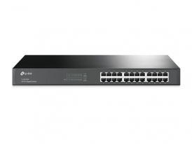 TP-Link TL-SG1024 netwerk-switch Managed L2 Gigabit Ethernet (10/100/1000) Zwart