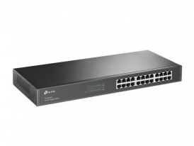 TP-Link TL-SG1024 netwerk-switch Managed L2 Gigabit Ethernet (10/100/1000) Zwart