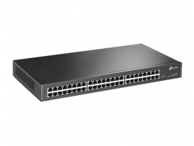 TP-Link TL-SG1048 netwerk-switch Unmanaged Gigabit Ethernet (10/100/1000) 1U Zwart