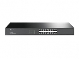 TP-Link TL-SG1016 netwerk-switch Unmanaged Gigabit Ethernet (10/100/1000) 1U Zwart