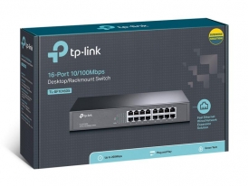 TP-Link TL-SF1016DS netwerk-switch Unmanaged Fast Ethernet (10/100) 1U
