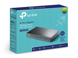 TP-Link TL-SG1008P netwerk-switch Gigabit Ethernet (10/100/1000) Power over Ethernet (PoE) Hazelnoot