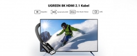 Ugreen 80602 HDMI 2.1 Male To Male Cable 3m