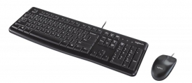 Logitech Desktop MK120 toetsenbord USB QWERTY UK International Zwart