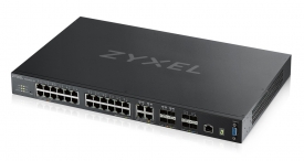 Zyxel XGS4600-32 Managed L3 Gigabit Ethernet (10/100/1000) Zwart