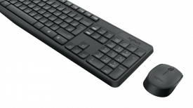 Logitech MK235 Wireless Keyboard and Mouse Combo toetsenbord USB QWERTY US International Grijs