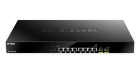 D-Link DMS-1100-10TP netwerk-switch Managed L2 2.5G Ethernet (100/1000/2500) Power over Ethernet (PoE) 1U Zwart