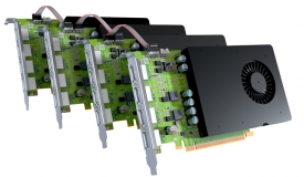 Matrox D-Series D1480 Quad DisplayPort Graphics Card / D1480-E4GB