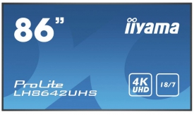 iiyama LH8642UHS-B3 beeldkrant Digitale signage flatscreen 2,17 m (85.6\") IPS 500 cd/m² 4K Ultra HD Zwart Type processor Android