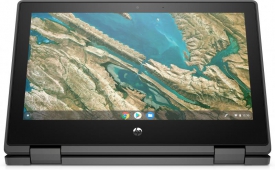 HP Chromebook x360 11 G3 EE Hybride (2-in-1) 29,5 cm (11.6\") Touchscreen HD Intel® Celeron® 4 GB LPDDR4-SDRAM 32 GB eMMC Wi-Fi 5